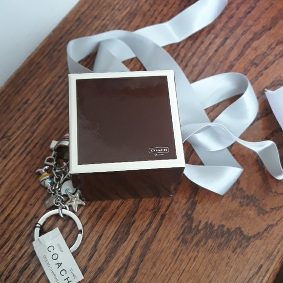 Coach Ocean Charms Key Fob Chain - Picture 7 of 7
